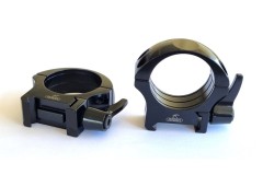 Picatinny aluminijski prsteni - 30 mm, ručica